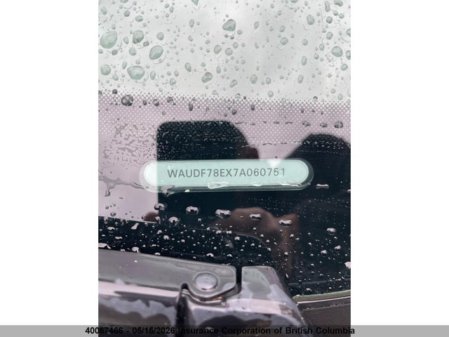 40067466 :رقم المزاد ، WAUDF78EX7A060751 vin ، 2007 Audi A4 مزاد بيع