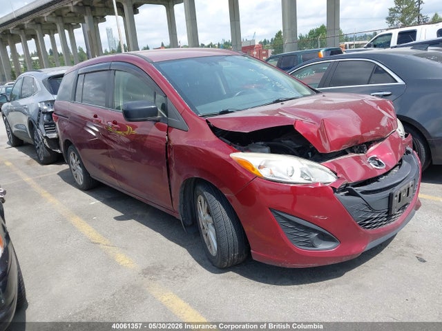 2012 Mazda 5 მანქანა იყიდება აუქციონზე, vin: JM1CW2CL5C0129031, აუქციონის ნომერი: 40061357