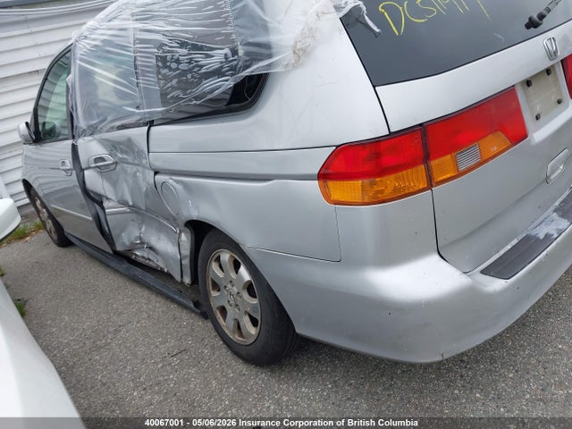 Продаж на аукціоні авто 2002 Honda Odyssey Exl, vin: 2HKRL18932H002175, номер лоту: 40067001