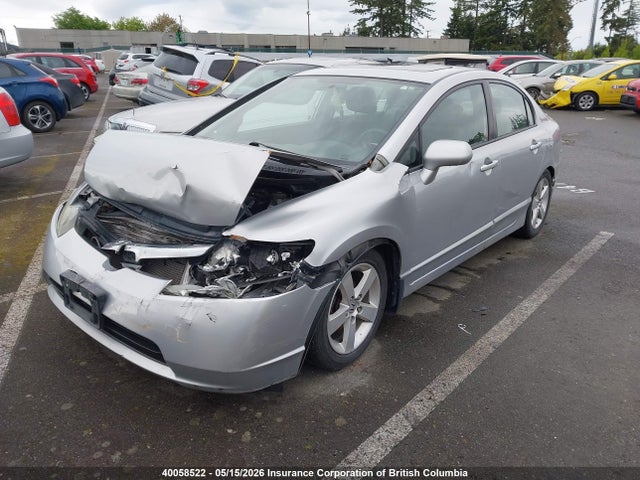 40058522 :رقم المزاد ، 2HGFA16568H107062 vin ، 2008 Honda Civic Lx مزاد بيع