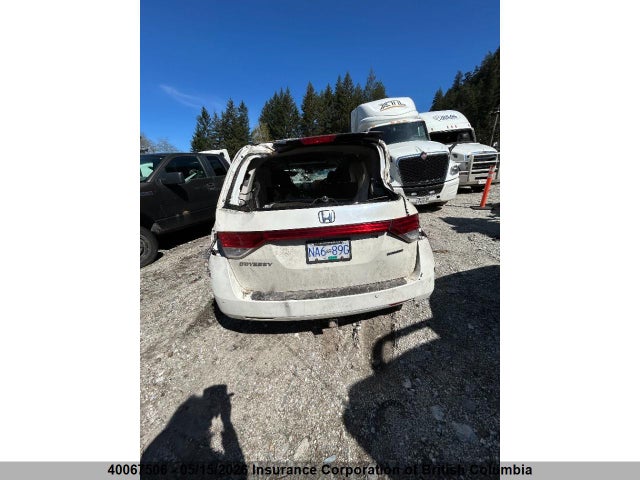 Продаж на аукціоні авто 2015 Honda Odyssey Touring/touring Elite, vin: 5FNRL5H98FB506409, номер лоту: 40067506