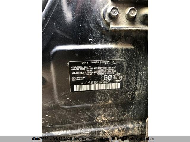 JF2SJEJC0JH498720 Subaru Forester 2.5i Limited