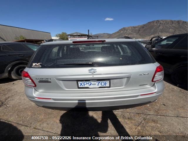40067530 :رقم المزاد ، JS2YB417396201357 vin ، 2009 Suzuki Sx4 مزاد بيع