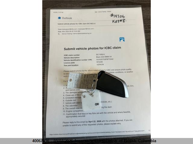 5UX33DT00P9P74342 BMW X4