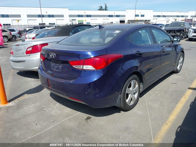 2012 Hyundai Elantra Gls/limited მანქანა იყიდება აუქციონზე, vin: 5NPDH4AE0CH109447, აუქციონის ნომერი: 40067557