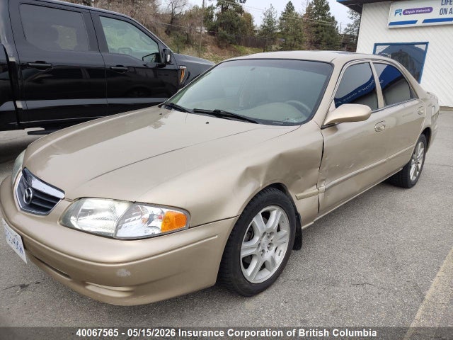 2001 Mazda 626 მანქანა იყიდება აუქციონზე, vin: 1YVGF22DX15234265, აუქციონის ნომერი: 40067565