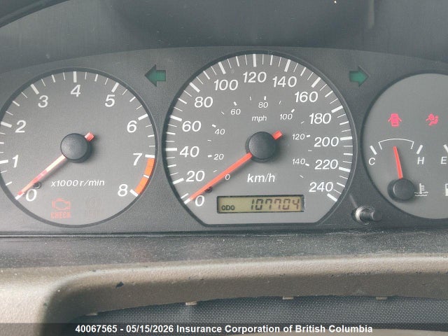 2001 Mazda 626 მანქანა იყიდება აუქციონზე, vin: 1YVGF22DX15234265, აუქციონის ნომერი: 40067565