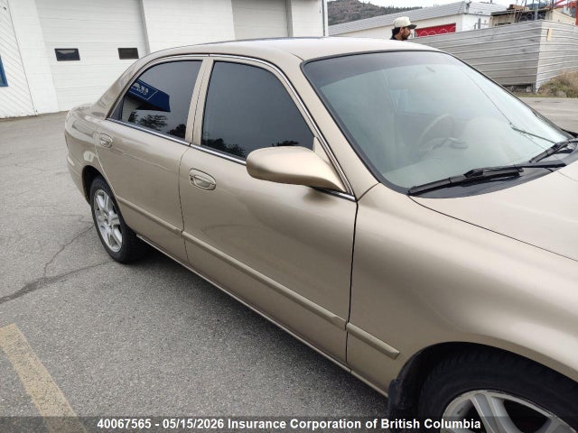2001 Mazda 626 მანქანა იყიდება აუქციონზე, vin: 1YVGF22DX15234265, აუქციონის ნომერი: 40067565