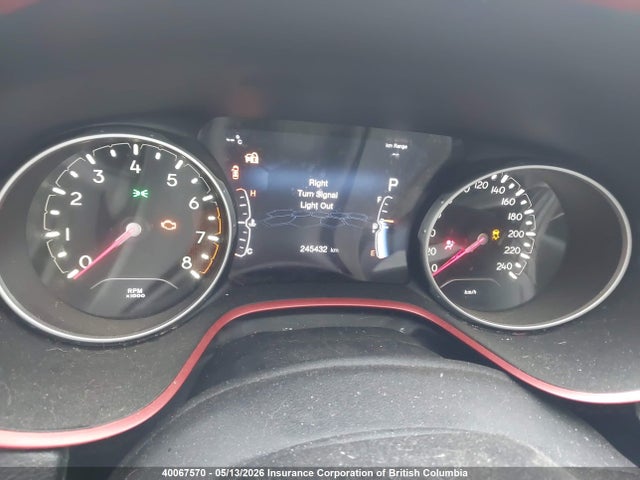 40067570 :رقم المزاد ، 3C4NJDDB8JT128352 vin ، 2018 Jeep Compass Trailhawk مزاد بيع