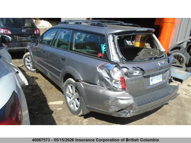 40067573 :رقم المزاد ، 4S4BP61C687334614 vin ، 2008 Subaru Outback 2.5i مزاد بيع