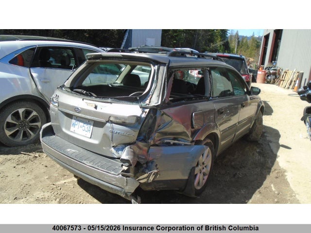 40067573 :رقم المزاد ، 4S4BP61C687334614 vin ، 2008 Subaru Outback 2.5i مزاد بيع
