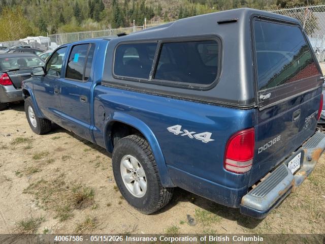 2004 Dodge Dakota Sport მანქანა იყიდება აუქციონზე, vin: 1D7HG38N34S592025, აუქციონის ნომერი: 40067586
