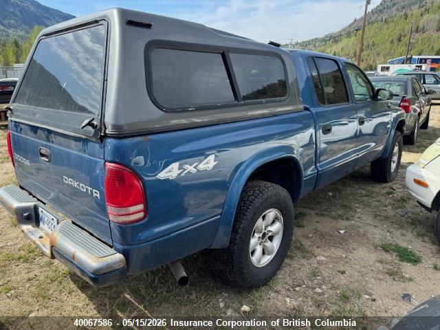 2004 Dodge Dakota Sport მანქანა იყიდება აუქციონზე, vin: 1D7HG38N34S592025, აუქციონის ნომერი: 40067586