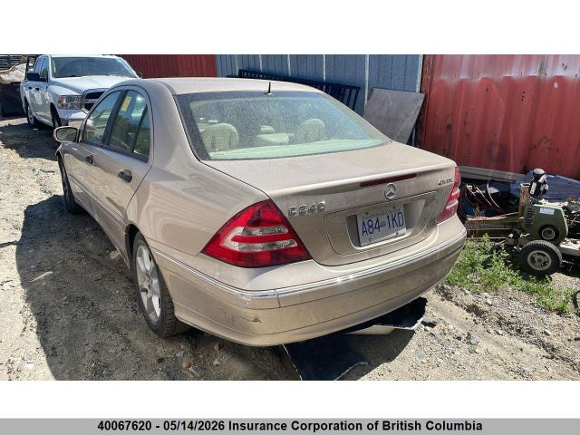 Aukcja sprzedaży 2005 Mercedes-benz C 240 4mati, vin: WDBRF81J45F590167, numer aukcji: 40067620