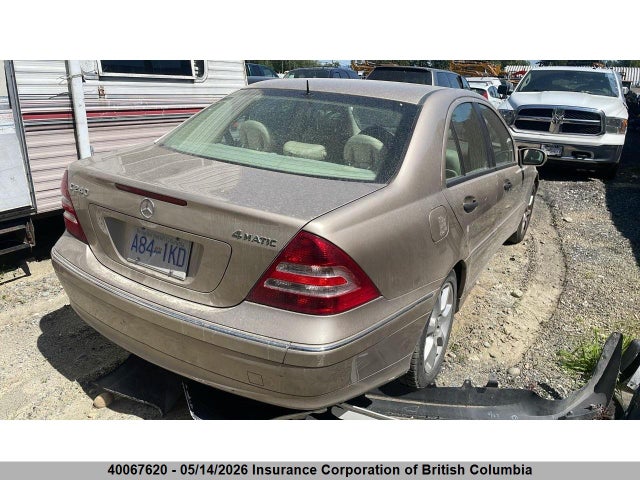 Aukcja sprzedaży 2005 Mercedes-benz C 240 4mati, vin: WDBRF81J45F590167, numer aukcji: 40067620