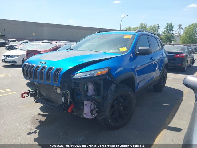 Aukcja sprzedaży 2018 Jeep Cherokee Trailhawk, vin: 1C4PJMBX7JD514757, numer aukcji: 40067625