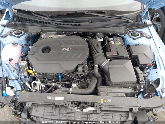2025 Hyundai Elantra N Dct მანქანა იყიდება აუქციონზე, vin: KMHLW4DK2SU031711, აუქციონის ნომერი: 40067627
