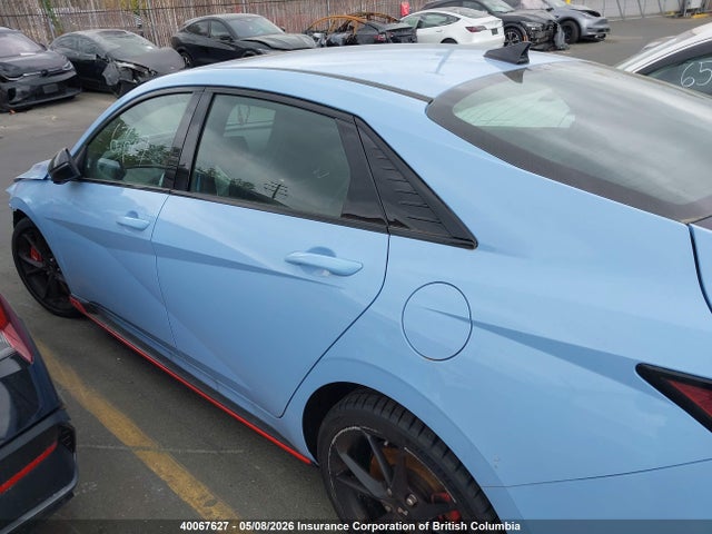 2025 Hyundai Elantra N Dct მანქანა იყიდება აუქციონზე, vin: KMHLW4DK2SU031711, აუქციონის ნომერი: 40067627