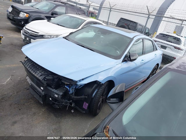 2025 Hyundai Elantra N Dct მანქანა იყიდება აუქციონზე, vin: KMHLW4DK2SU031711, აუქციონის ნომერი: 40067627
