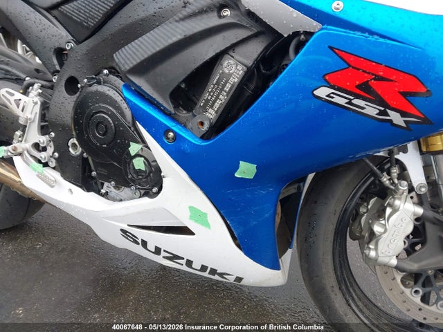 2013 Suzuki Gsx-r750 მანქანა იყიდება აუქციონზე, vin: JS1GR7MA9D2101946, აუქციონის ნომერი: 40067648