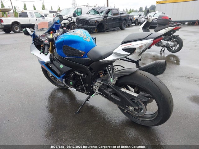 2013 Suzuki Gsx-r750 მანქანა იყიდება აუქციონზე, vin: JS1GR7MA9D2101946, აუქციონის ნომერი: 40067648