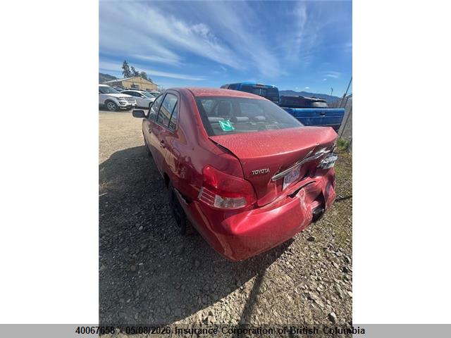 40067658 :رقم المزاد ، JTDBT923471015987 vin ، 2007 Toyota Yaris مزاد بيع