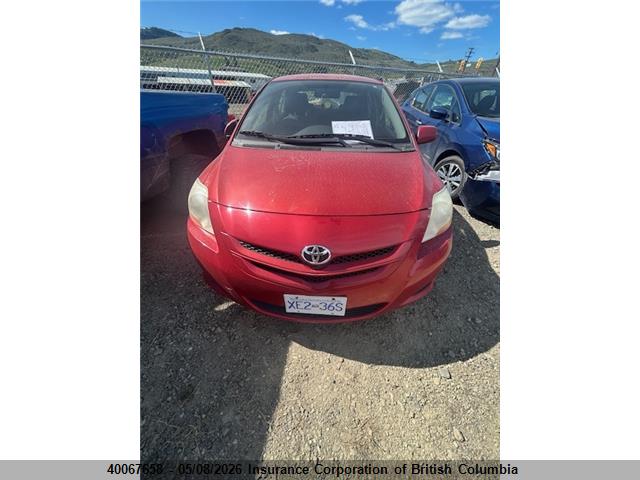 40067658 :رقم المزاد ، JTDBT923471015987 vin ، 2007 Toyota Yaris مزاد بيع