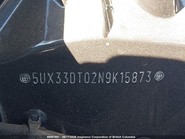 5UX33DT02N9K15873 BMW X4