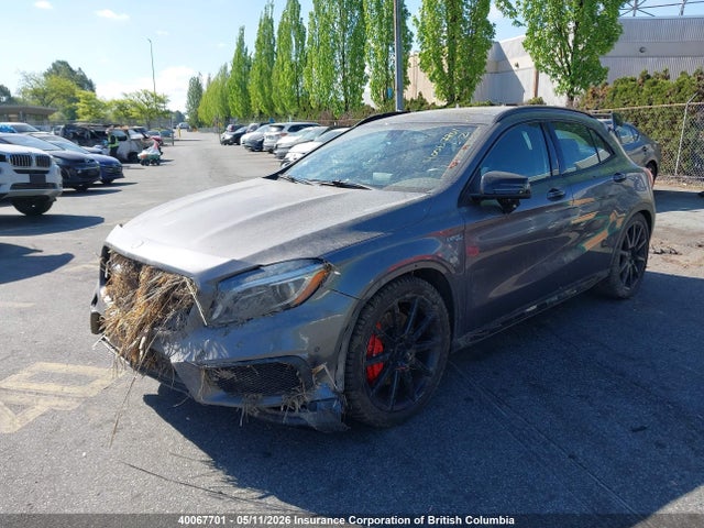 2015 Mercedes-benz Gla 45 Amg მანქანა იყიდება აუქციონზე, vin: WDDTG5CB6FJ125127, აუქციონის ნომერი: 40067701