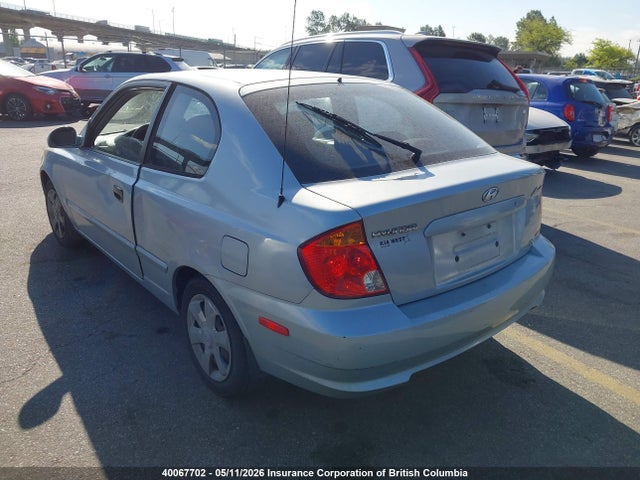 Auction sale of the 2005 Hyundai Accent Gs, vin: KMHCG35CX5U323531, lot number: 40067702