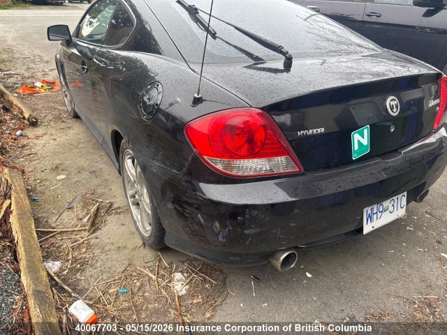 40067703 :رقم المزاد ، KMHHN65F95U179431 vin ، 2005 Hyundai Tiburon Gt مزاد بيع