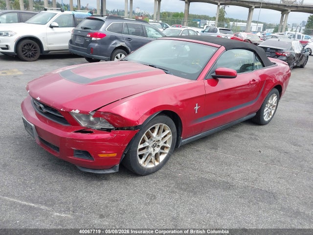 Продаж на аукціоні авто 2012 Ford Mustang, vin: 1ZVBP8EMXC5213198, номер лоту: 40067719
