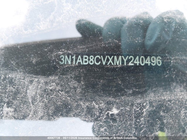 3N1AB8CVXMY240496 Nissan SENTRA SV