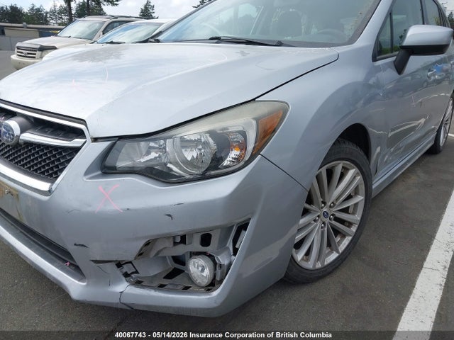 40067743 :رقم المزاد ، JF1GPAK63FG279144 vin ، 2015 Subaru Impreza 2.0i Sport Package مزاد بيع