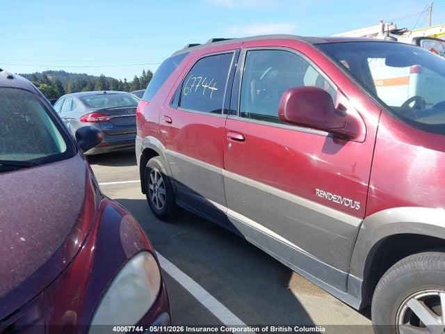 Продаж на аукціоні авто 2003 Buick Rendezvous Cx/cx Plus/cxl/cxl Plus, vin: 3G5DB03E23S500913, номер лоту: 40067744