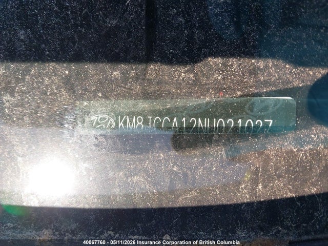 2022 Hyundai Tucson Luxury/ultimate მანქანა იყიდება აუქციონზე, vin: KM8JCCA12NU021027, აუქციონის ნომერი: 40067760