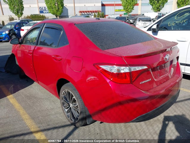 Продаж на аукціоні авто 2016 Toyota Corolla L/le/le Pls/prm/s/s Pls, vin: 2T1BURHE5GC647849, номер лоту: 40067764