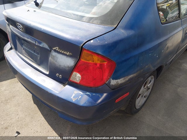 2006 Hyundai Accent Gt/gl/gls მანქანა იყიდება აუქციონზე, vin: KMHCG35C76U364488, აუქციონის ნომერი: 40067434