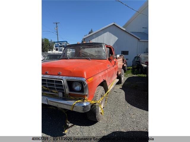 Продаж на аукціоні авто 1978 Ford F250, vin: F26BRBB1527, номер лоту: 40067791