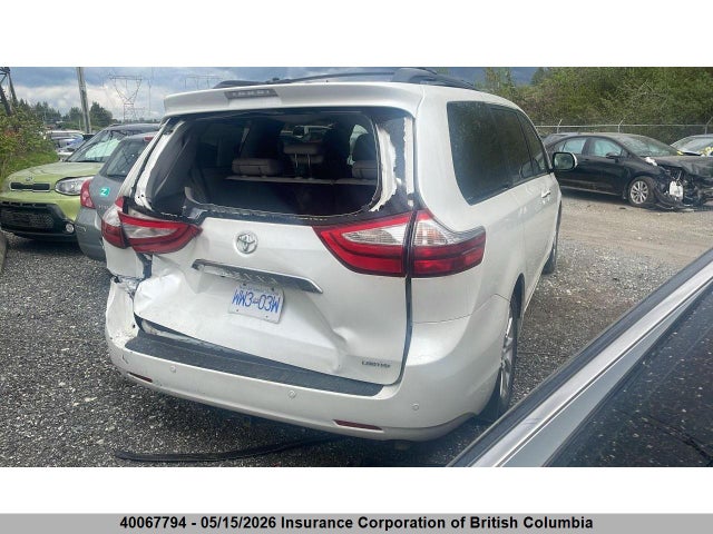 Продаж на аукціоні авто 2015 Toyota Sienna Xle/limited, vin: 5TDYK3DC8FS642071, номер лоту: 40067794