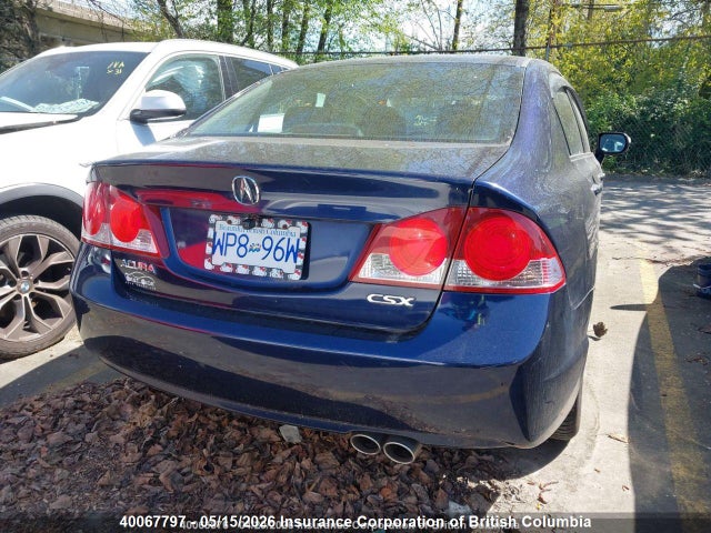 Продажа на аукционе авто 2008 Acura Csx, vin: 2HHFD56528H202289, номер лота: 40067797