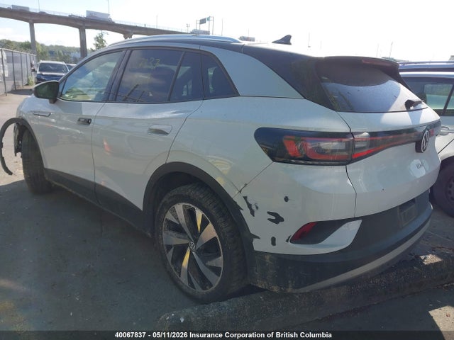 2021 Volkswagen Id.4 Pro S მანქანა იყიდება აუქციონზე, vin: WVGUNPE25MP061990, აუქციონის ნომერი: 40067837