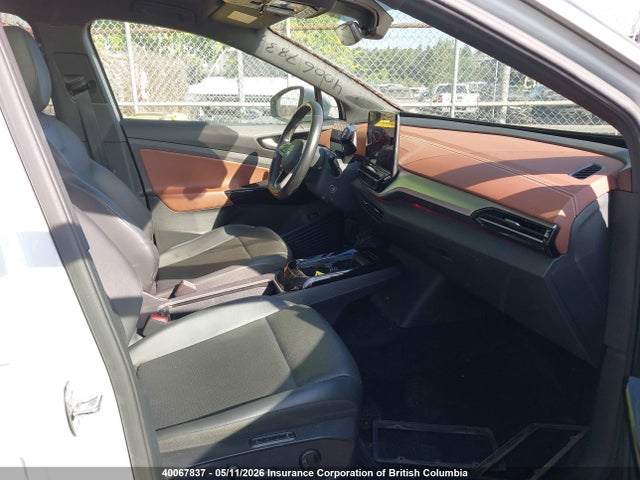 2021 Volkswagen Id.4 Pro S მანქანა იყიდება აუქციონზე, vin: WVGUNPE25MP061990, აუქციონის ნომერი: 40067837