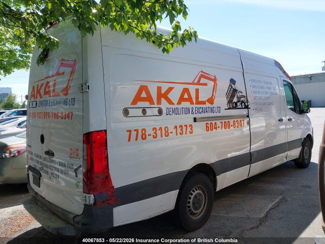 Aukcja sprzedaży 2020 Mercedes-benz Sprinter 2500 High Roof V6, vin: W1Y4ECHY2LT044093, numer aukcji: 40067853