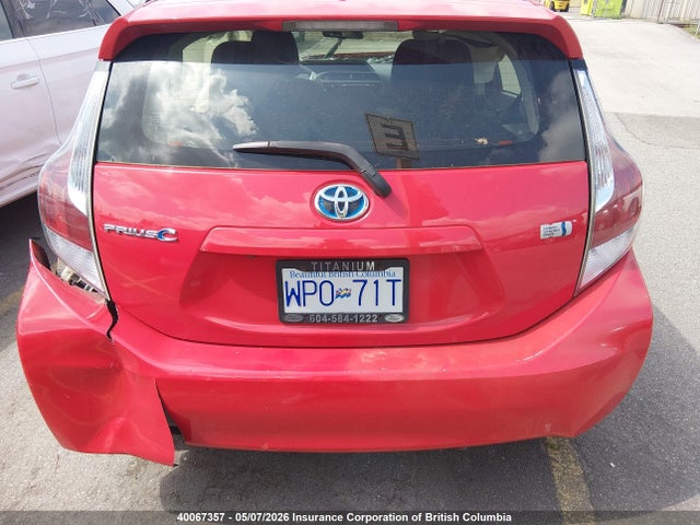 JTDKDTB3XG1127753 Toyota PRIUS C