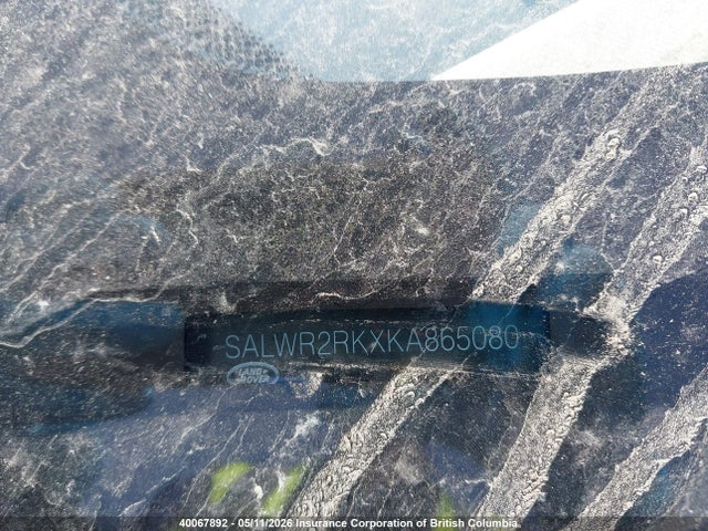 SALWR2RKXKA865080 Land Rover Range Rover Sport Hse