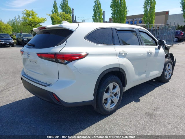 5TDBZRBH6LS502387 Toyota Highlander L/le
