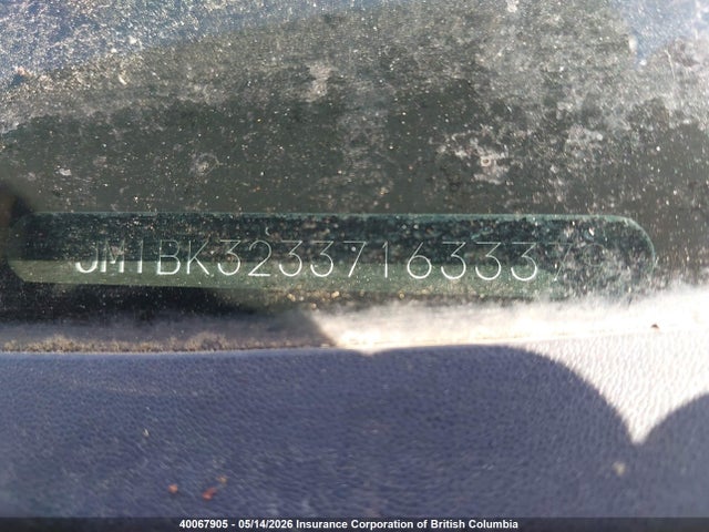 Aukcja sprzedaży 2007 Mazda 3 S, vin: JM1BK323371633379, numer aukcji: 40067905