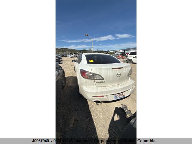 40067940 :رقم المزاد ، JM1BL1V77C1687116 vin ، 2012 Mazda 3 I مزاد بيع