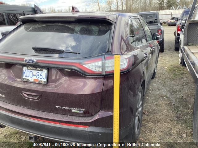 Продажа на аукционе авто 2018 Ford Edge, vin: 2FMPK4K9XJBB69305, номер лота: 40067941